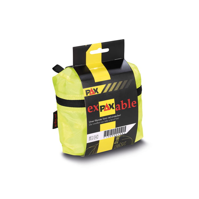 PAX exPAXable with packaging daylight fluorescent yellow