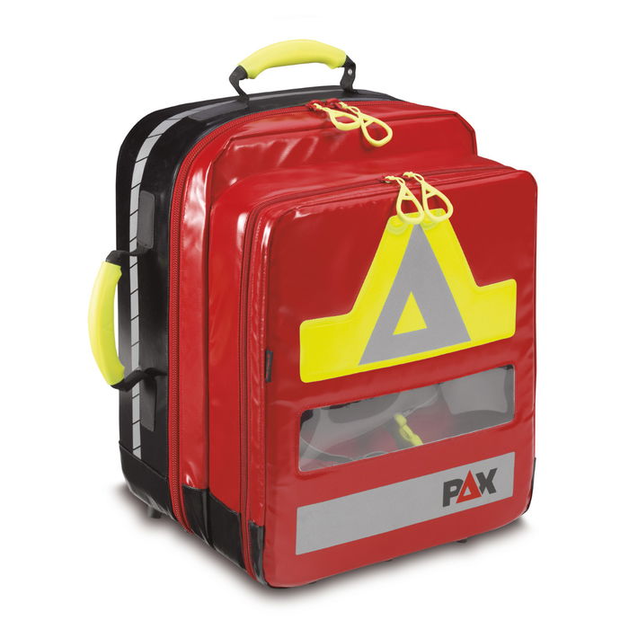 PAX Sanitätsrucksack Feldberg AED Frontansicht Farbe rot,PAX Sanitätsrucksack Feldberg AED Rückansicht Farbe rot PAX-Plane,PAX Sanitätsrucksack Feldberg AED Frontansicht geöffnet Farbe rot ,PAX Sanitätsrucksack Feldberg AED Frontansicht Farbe rot geöf