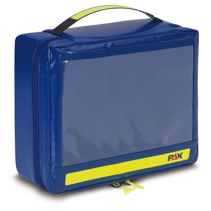PAX Ampullarium L, Frontansicht geschlossen, Farbe blau, Material PAX-Tec.