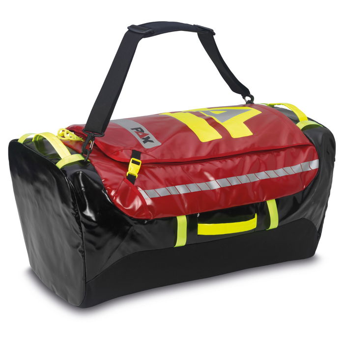 PAX Stuff-Bag L, Frontansicht geschlossen, Farbe rot, Material PAX-Tec.