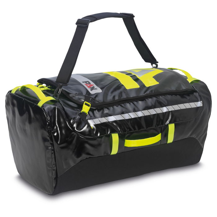 PAX Stuff-Bag L, Frontansicht geschlossen, Farbe schwarz, Material PAX-Tec.