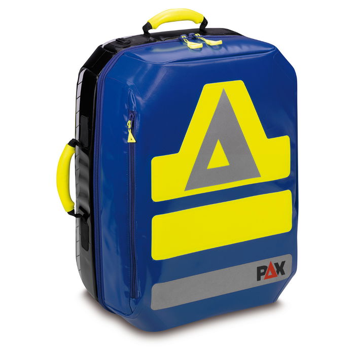 PAX Notfallrucksack P5/11 L - 2.0, Frontansicht, Farbe blau