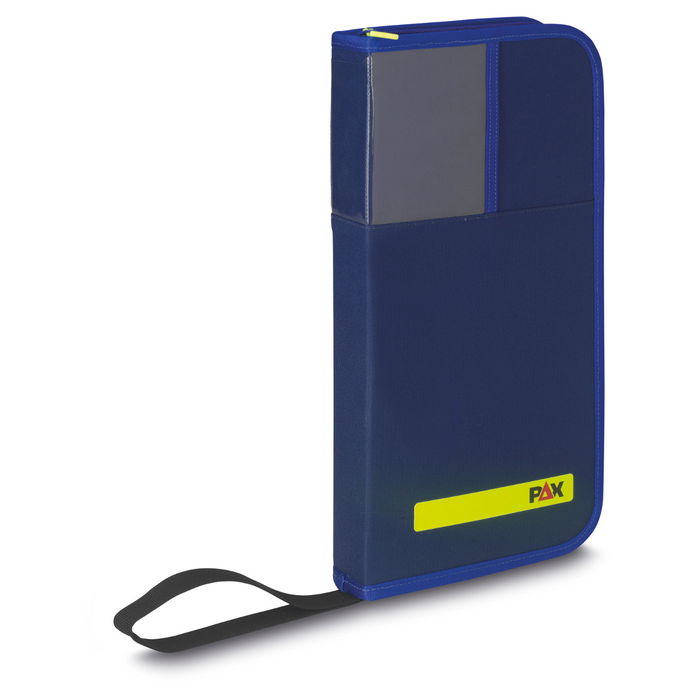 PAX key case 20er in the colour blue, front view.